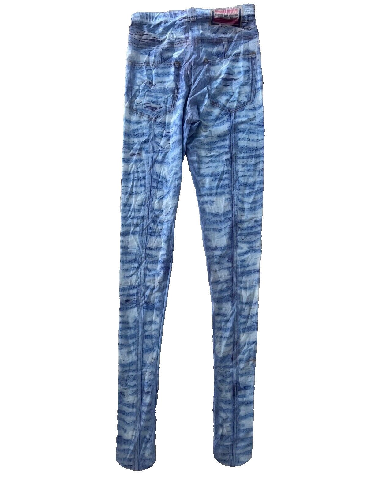 Diesel Diesel P-Koll Denim Look Tights Blue ( S ) Size ONE SIZE - 4 Thumbnail