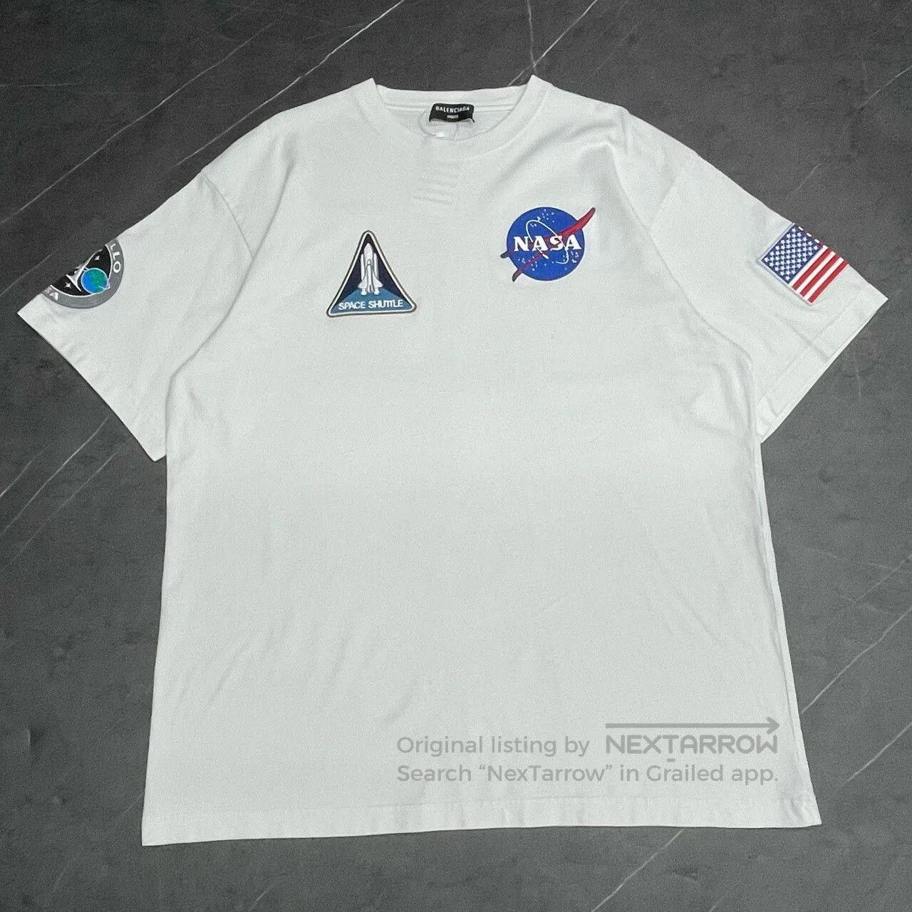 Balenciaga Balenciaga NASA Collaboration Short Sleeve Tee. Size US S / EU 44-46 / 1 - 1 Thumbnail