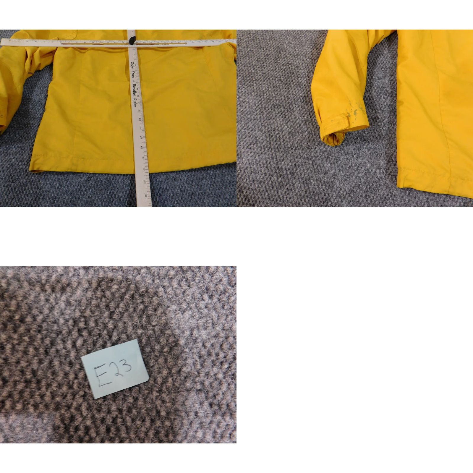 Michael Kors VINTAGE Michael Kors Jacket Men Large Windbreaker Yellow Zip Lined Polyester Size US L / EU 52-54 / 3 - 10 Thumbnail