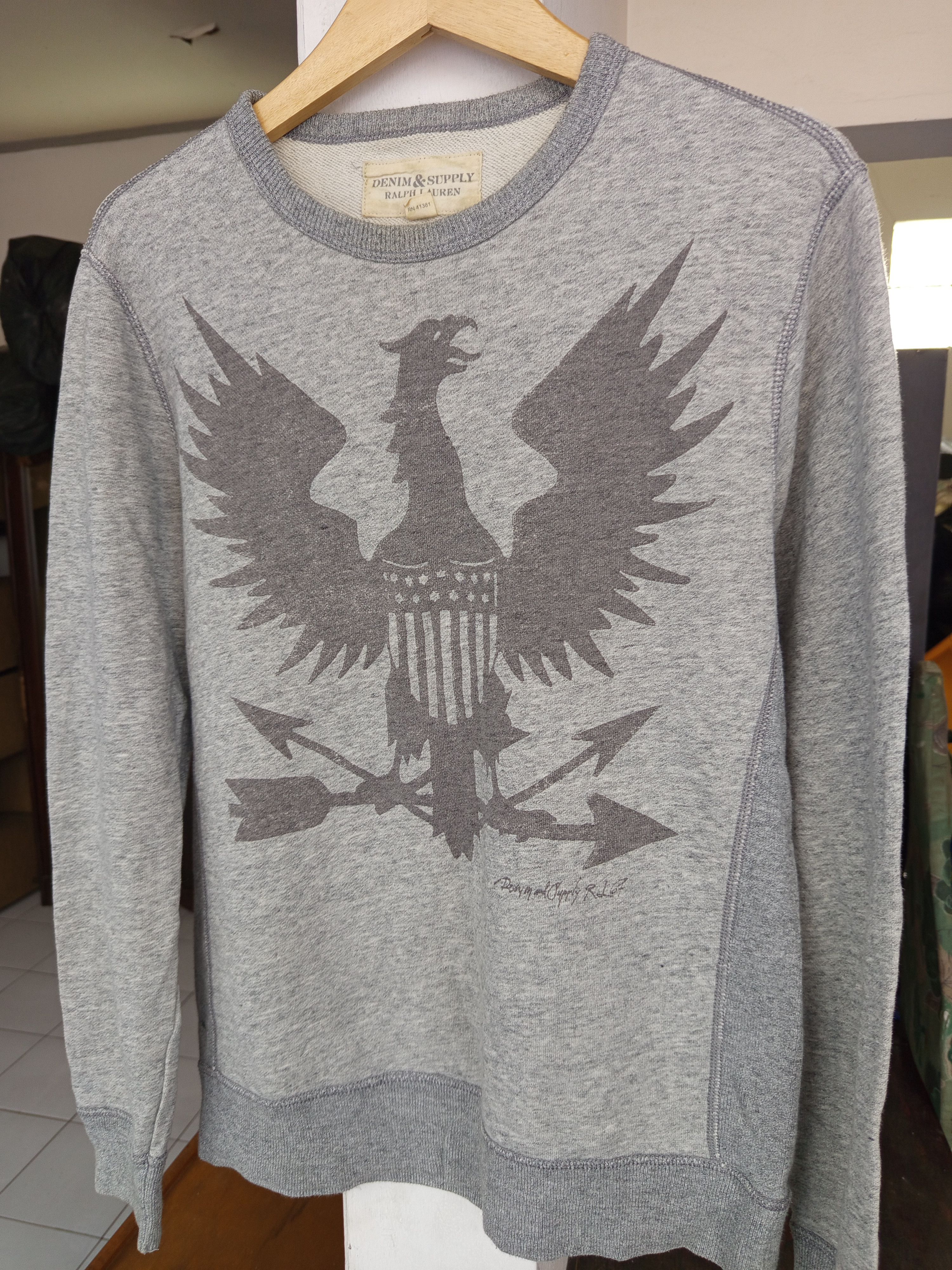 Denim & Supply Ralph Lauren Denim & Supply Ralph Lauren Eagle Crest Sweatshirt Size US S / EU 44-46 / 1 - 3 Thumbnail