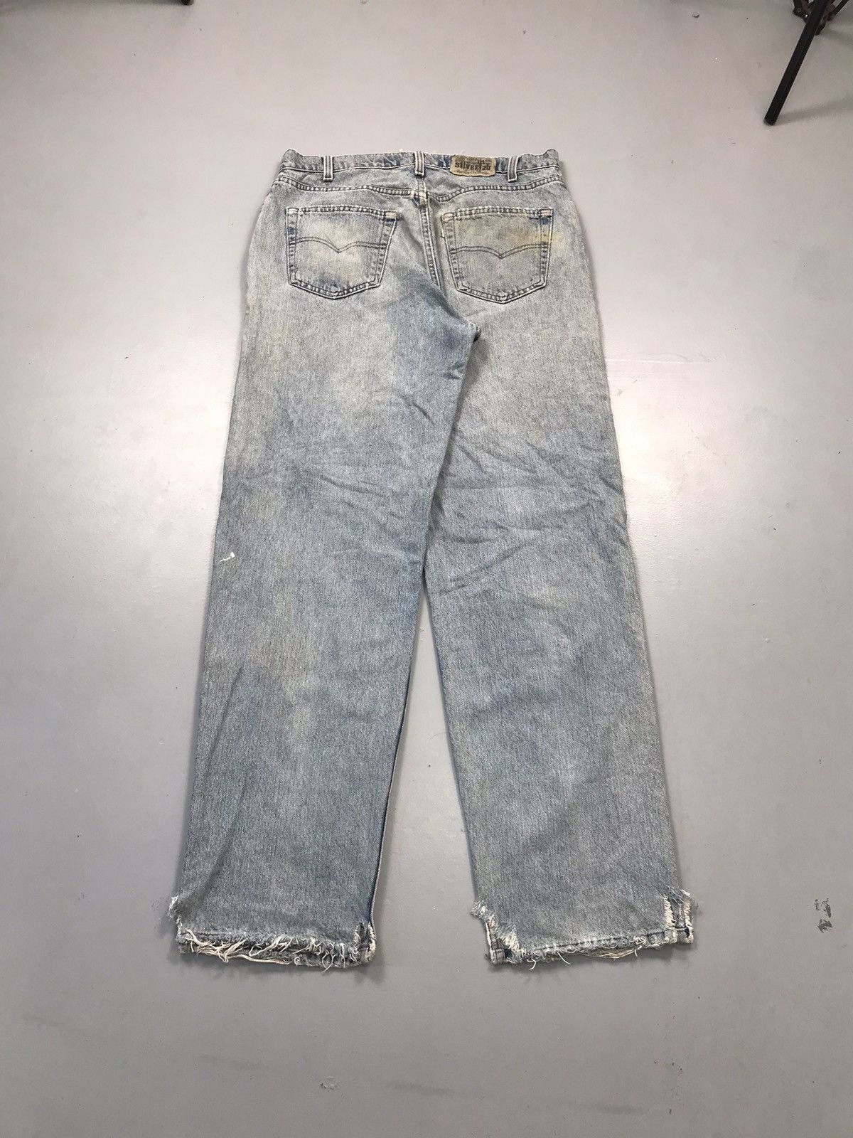 Vintage Levi’s silver tab damaged denim