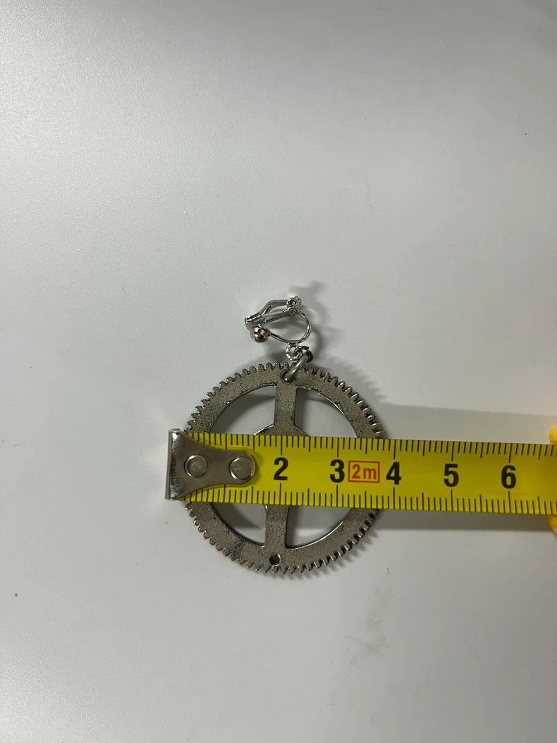 Jean Paul Gaultier Jean Paul Gaultier Gear Clip Earring-2506 Size ONE SIZE - 4 Thumbnail