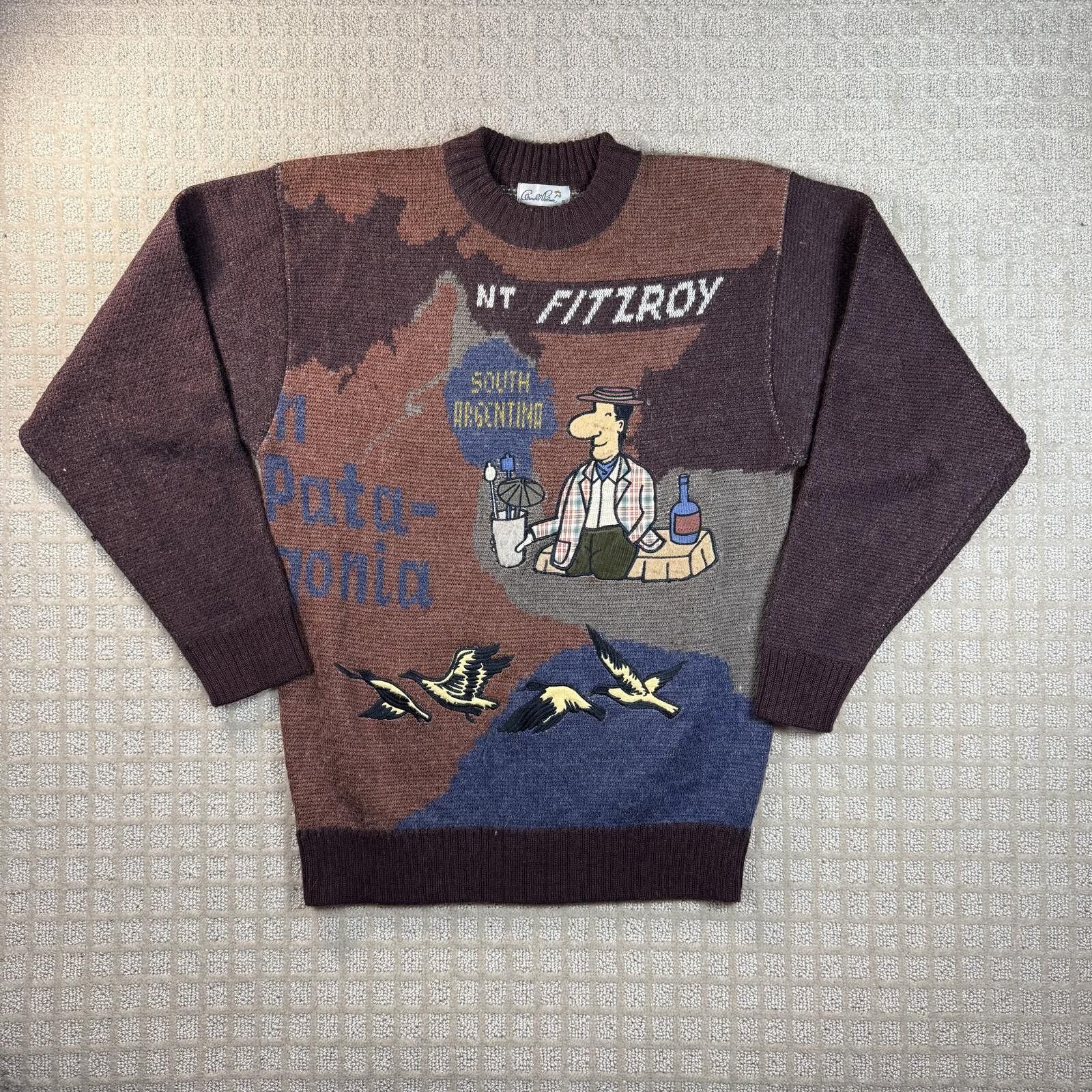 Other Vintage Arnold Palmer Scenic Knit Sweater Small Size US S / EU 44-46 / 1 - 1 Thumbnail