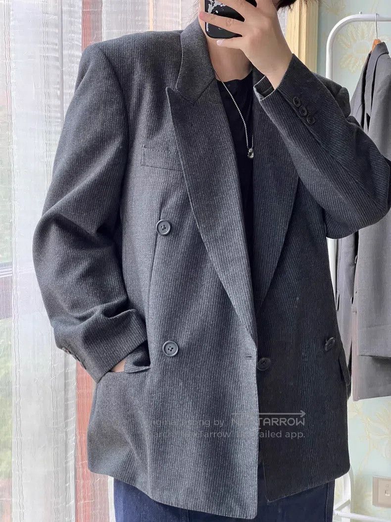 Yohji Yamamoto Yohji Yamamoto size s Dark grey blazer Size 38S - 1 Thumbnail