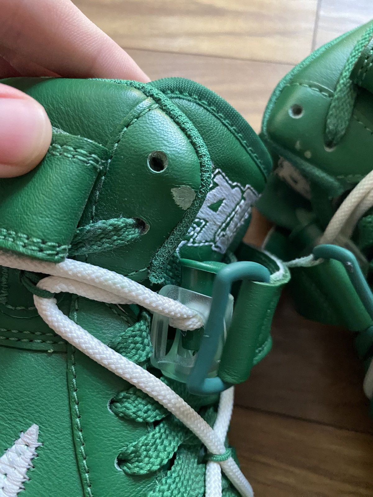 Nike × Off-White Nike x Off White Mid Air Force Pine Green Size US 8 / EU 41 - 4 Thumbnail