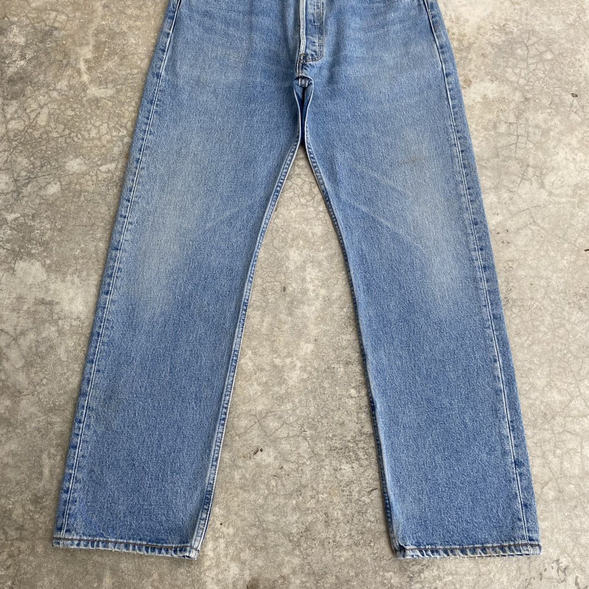 Levi's Size 33x30 Vintage Levis 501 Faded Stonewashed Blue Jeans Size US 33 - 3 Thumbnail