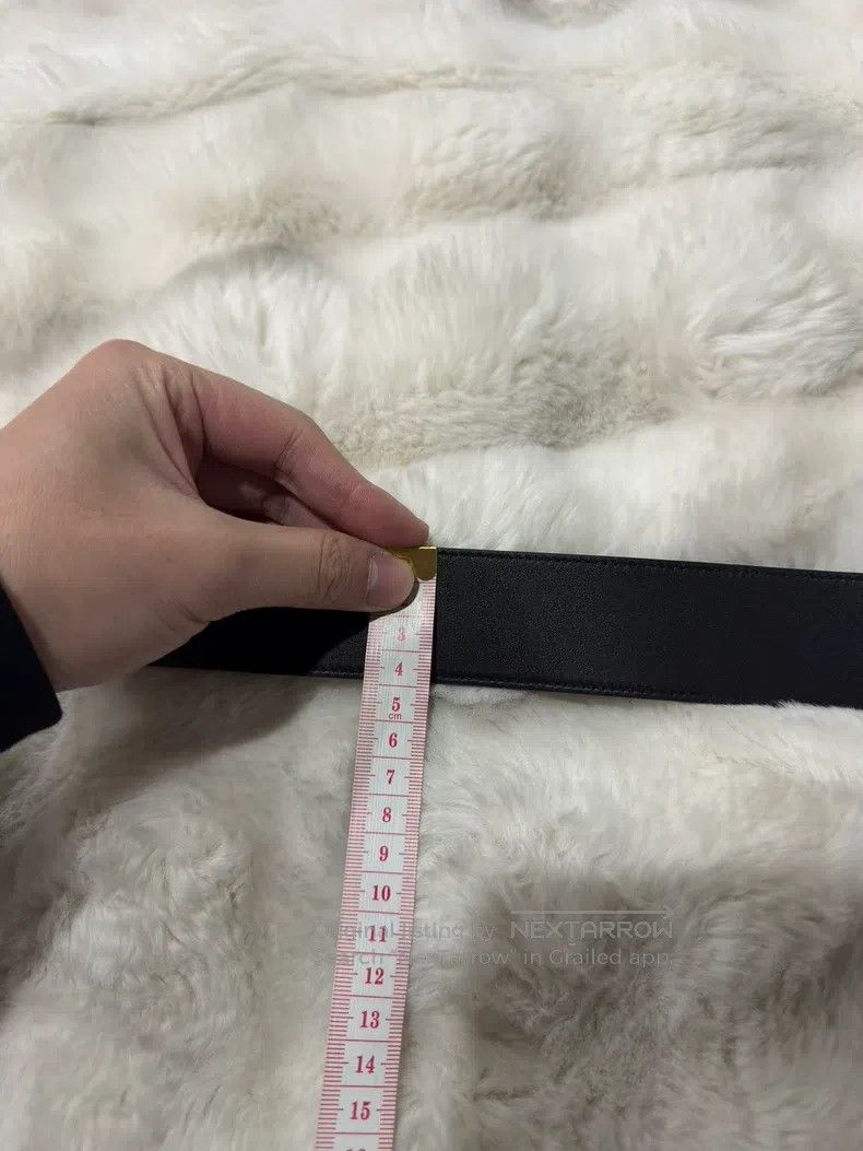 Saint Laurent Paris Saint Laurent Paris size 85 Double Ring Leather Belt Size ONE SIZE - 8 Thumbnail