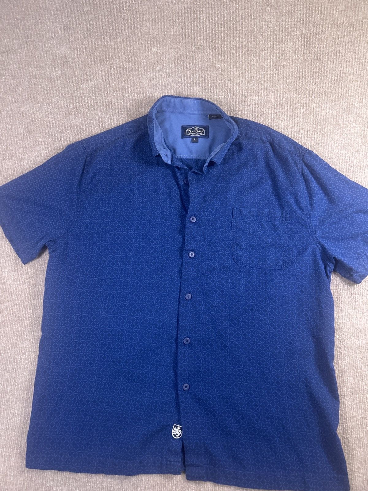 Nat Nast Nat Nast Luxury Originals men’s silk blend button-up. Size L Size US S / EU 44-46 / 1 - 1 Thumbnail
