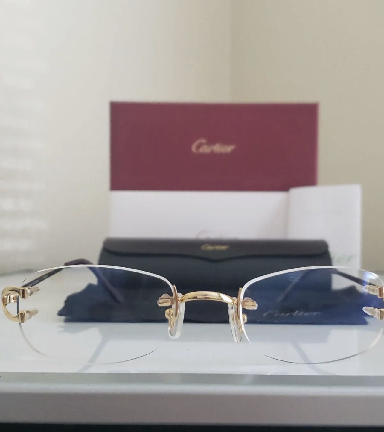 Cartier Rimless Cartier Glasses | Grailed