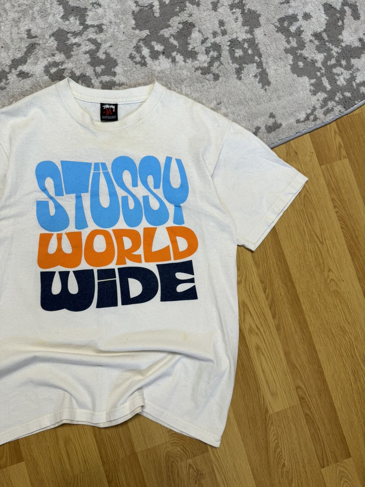 Stussy × Vintage Vintage Stussy Gear World Tribe Skull Tee Size US M / EU 48-50 / 2 - 5 Thumbnail