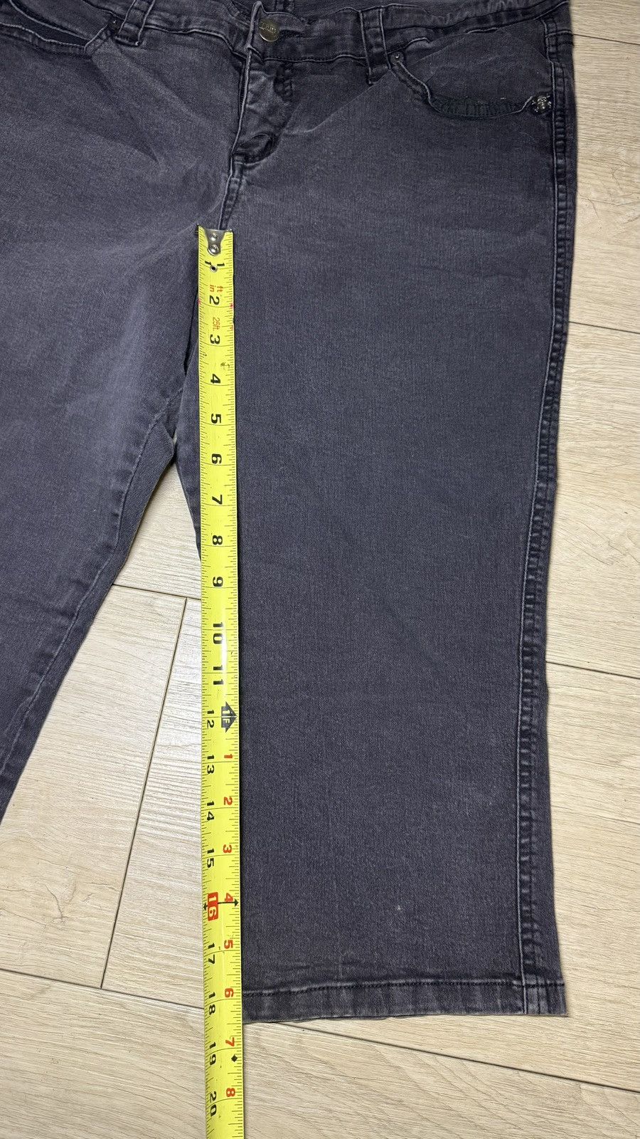 Tripp NYC Y2K 2000s Tripp NYC 14 Skeleton T Back Pockets Denim Jeans Size 36" / US 14 / IT 50 - 7 Thumbnail