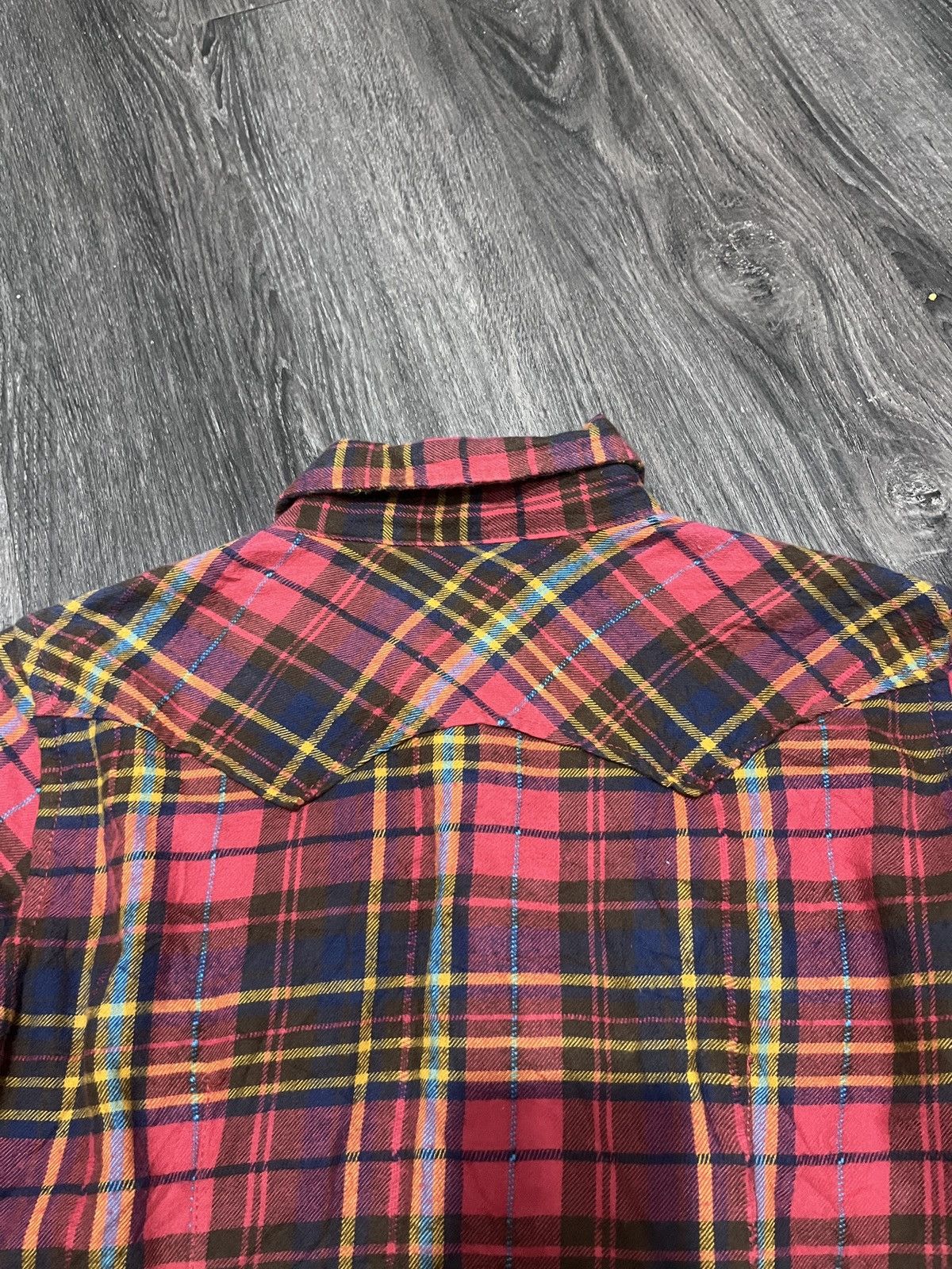 Hysteric Glamour Back Number Women Flannel Shirt Size L / US 10 / IT 46 - 10 Thumbnail