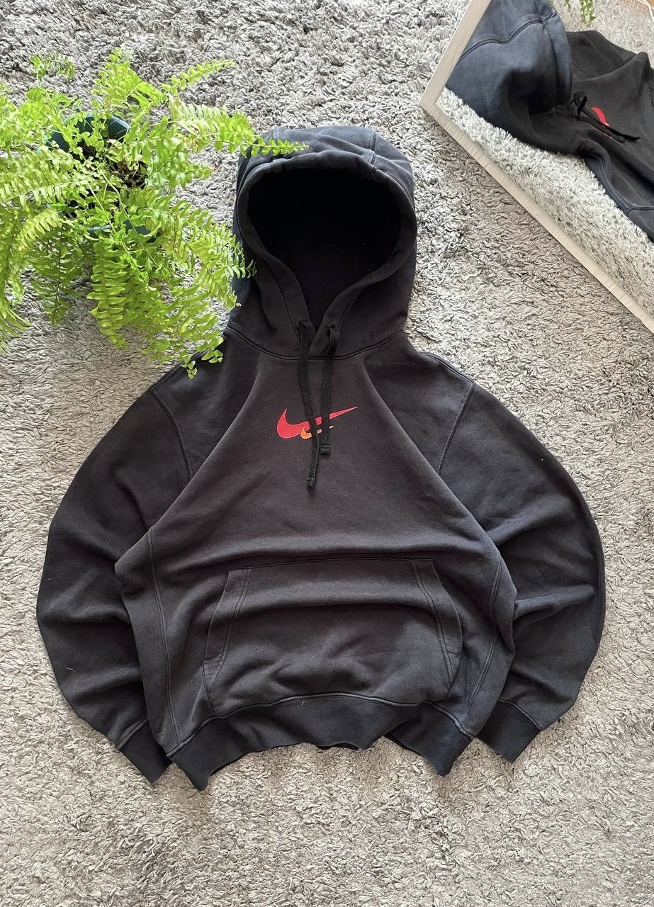 Nike × Vintage Nike Hoodie Streetwear Big Logo Swoosh Drill Nocta Rare Size US S / EU 44-46 / 1 - 9 Thumbnail