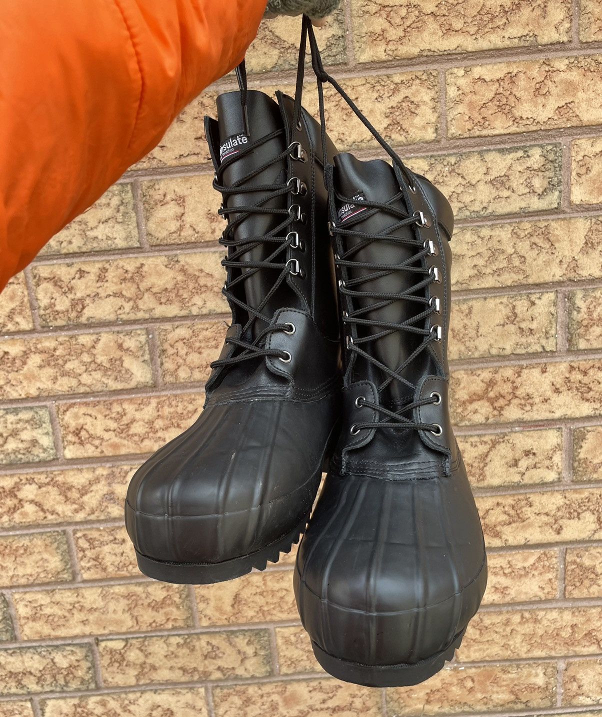 Vintage Vintage Military Lined Combat Boots Size US 10.5 / EU 43-44 - 3 Thumbnail