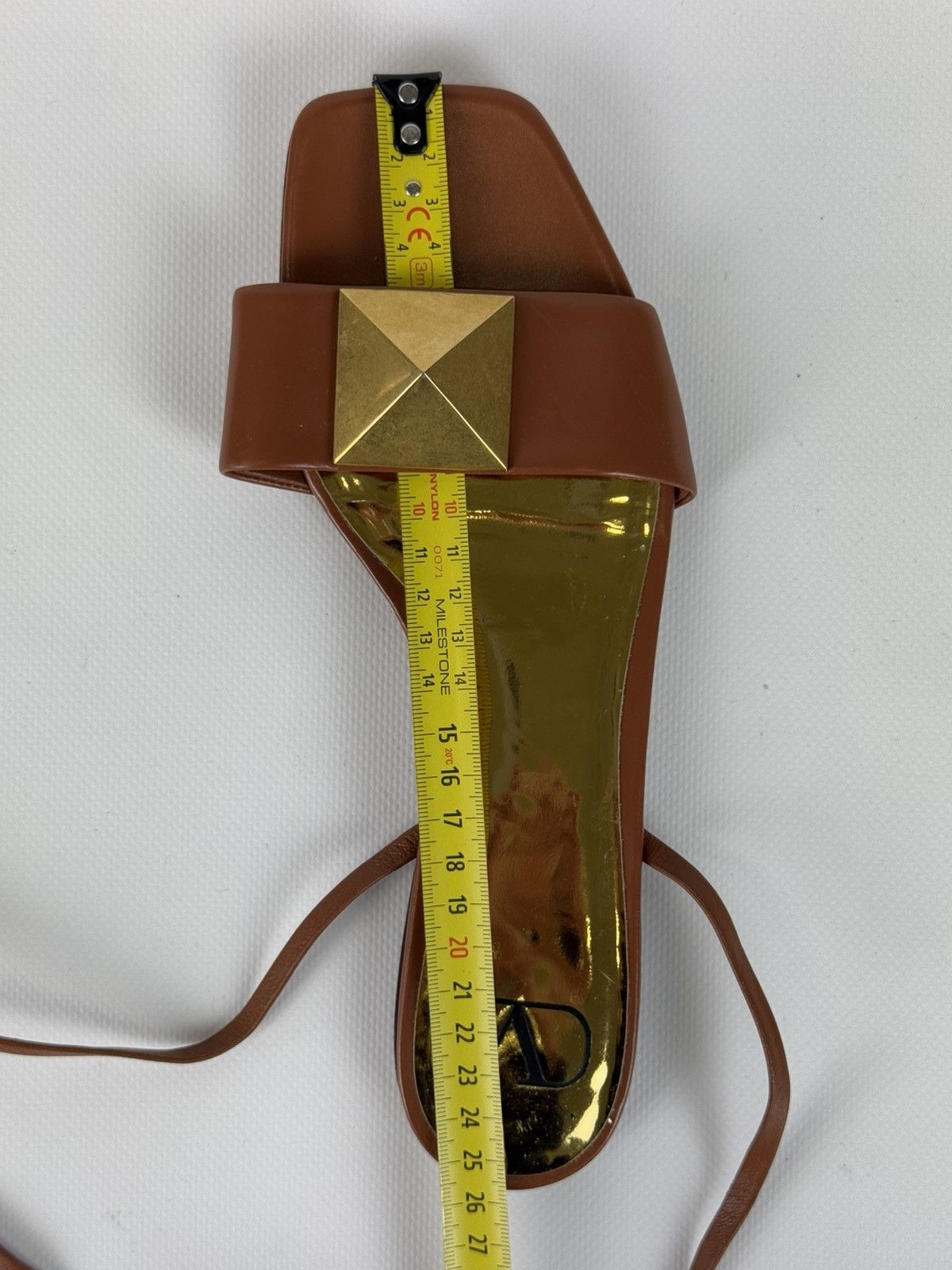 Valentino Valentino Garavani One Stud leather wrap gladiator sandals Size US 9 / IT 39 - 12 Thumbnail