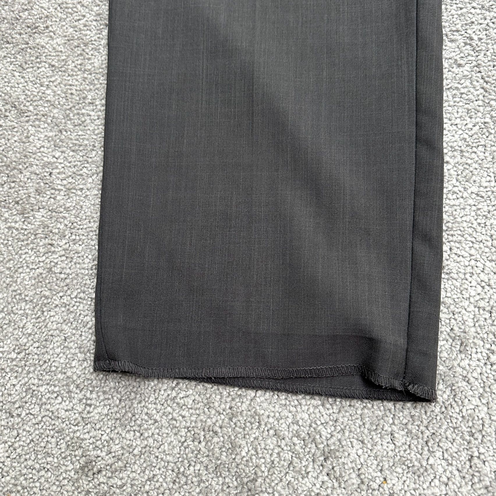 Haggar Haggar Pants 40x32 Dark Gray Premium Comfort Straight Fit Dress Workwear Mens Size US 40 / EU 56 - 6 Thumbnail