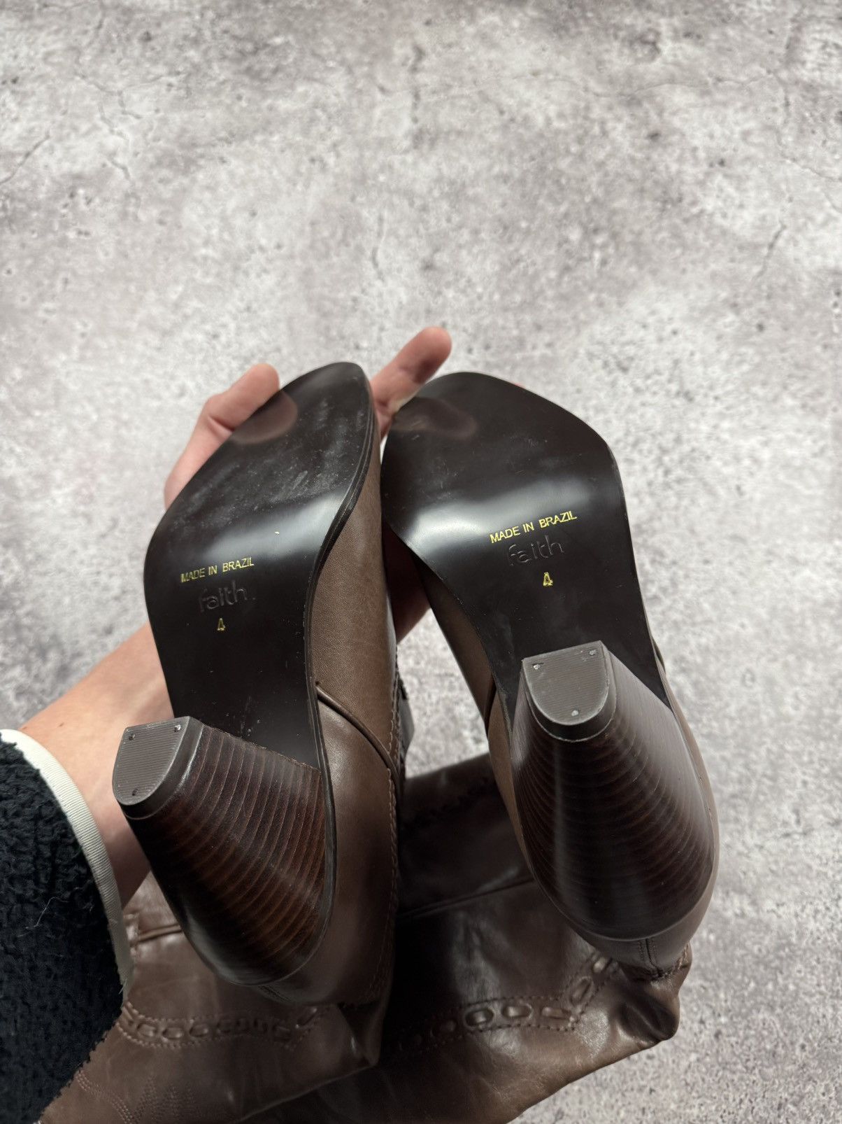 If Six Was Nine Vintage AS 98 Ankle Rick Owens Style Y2K Leather Heels Boots Size US 5 / IT 35 - 19 Thumbnail