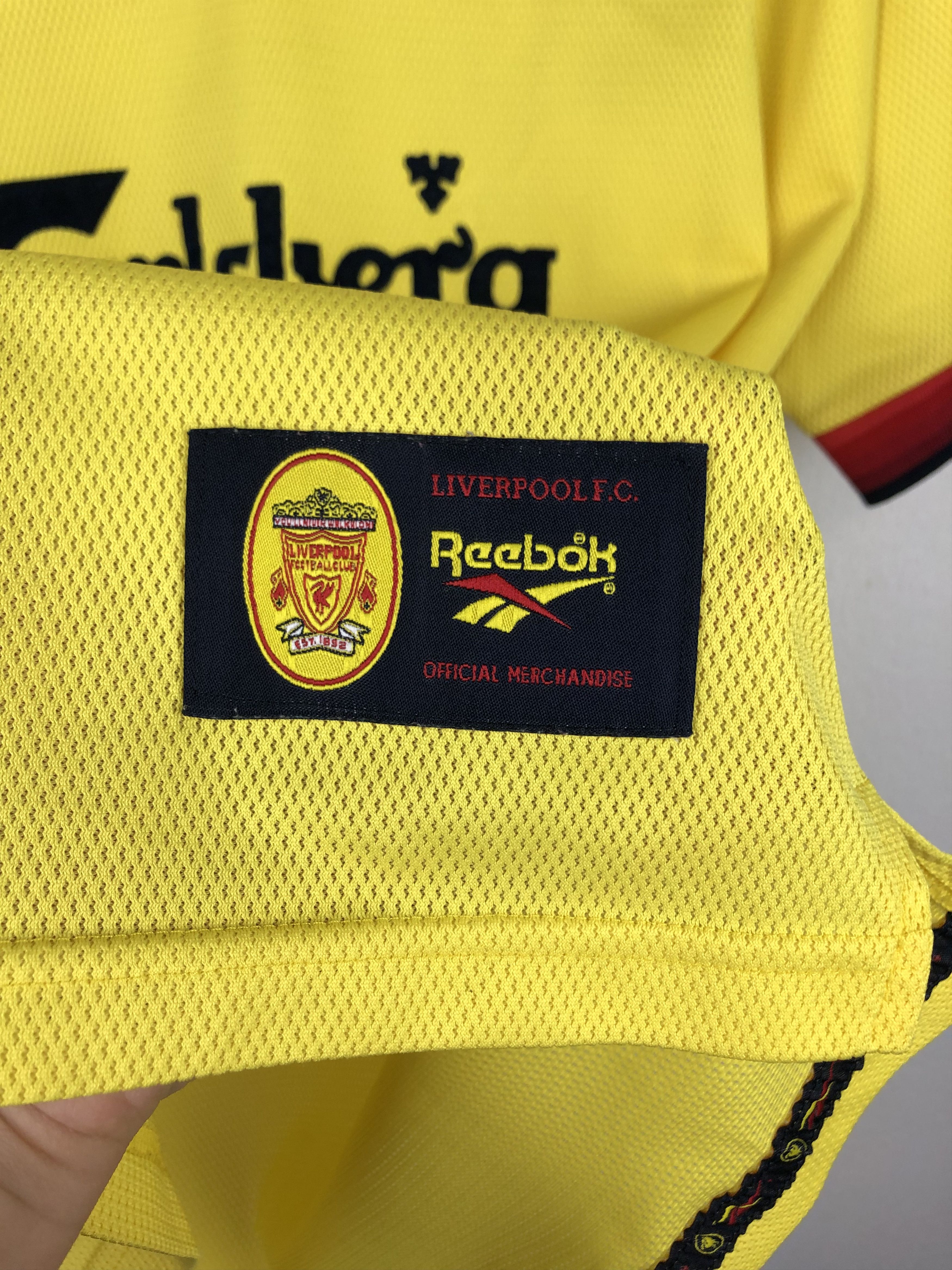 Vintage Liverpool football shirt 1997 Soccer Reebok Jersey Trikot Size US M / EU 48-50 / 2 - 4 Thumbnail