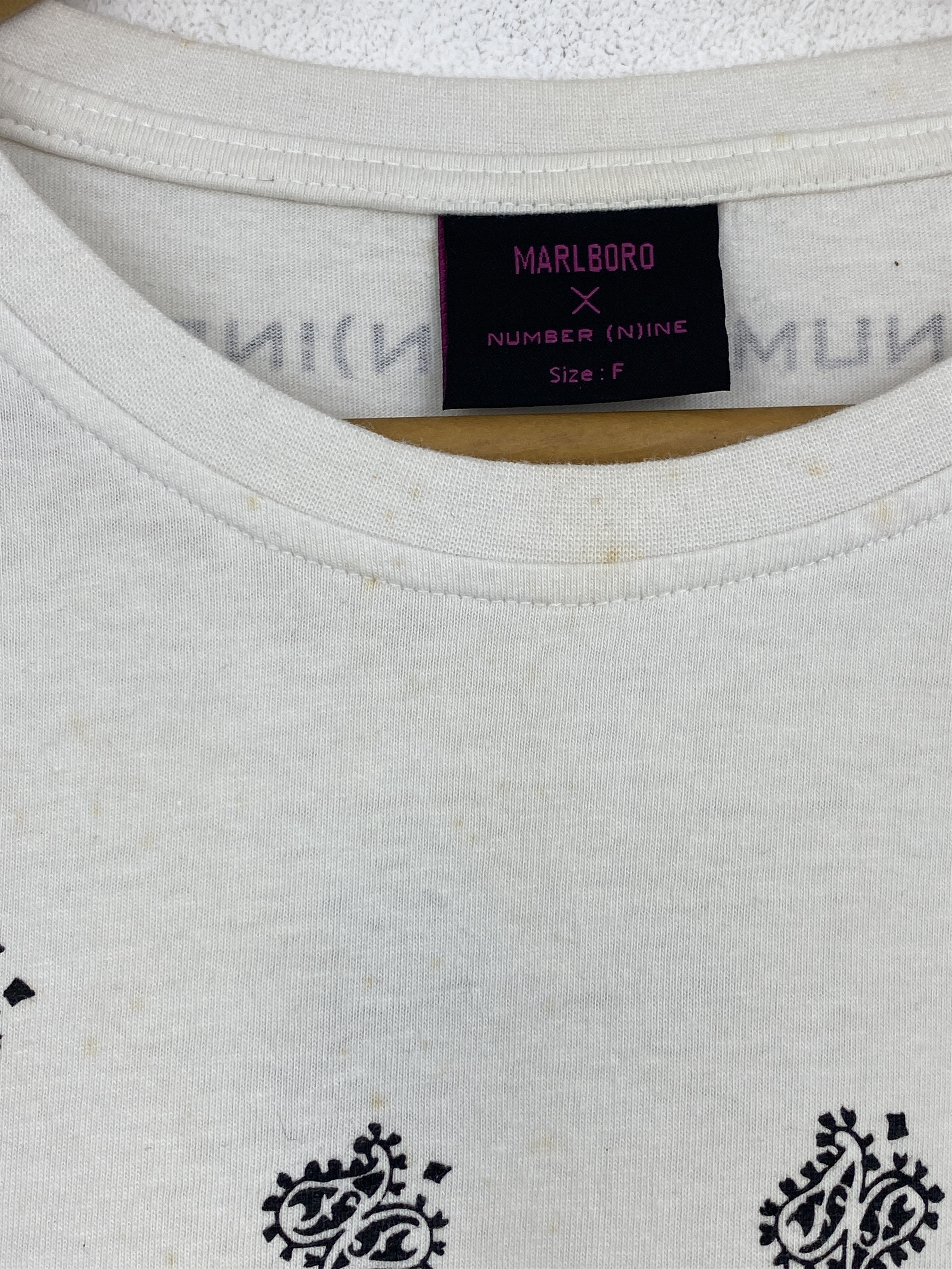 Number (N)ine Vintage Marlboro x Number Nine T Shirt TA0651 Size US M / EU 48-50 / 2 - 12 Thumbnail