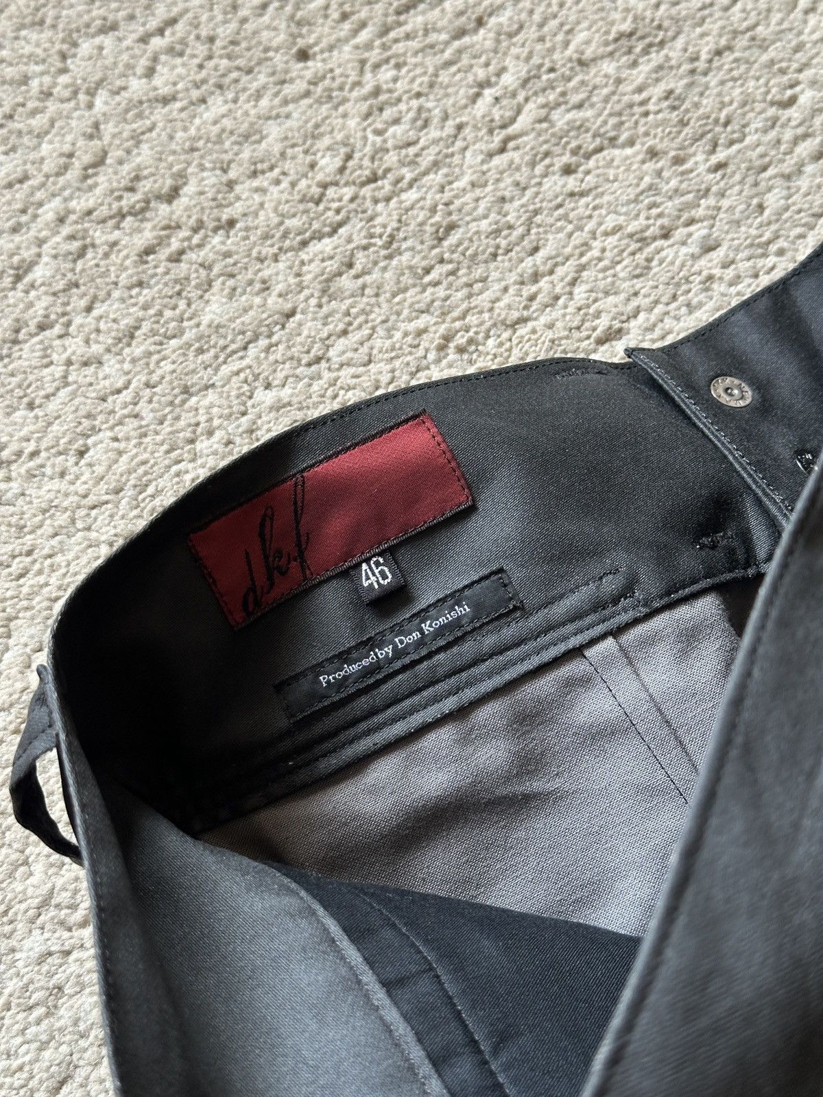 Yoshiyuki Konishi Archive 1990s Yoshiyuki Don Konishi DKF Waxed Pant Size US 29 - 13 Thumbnail