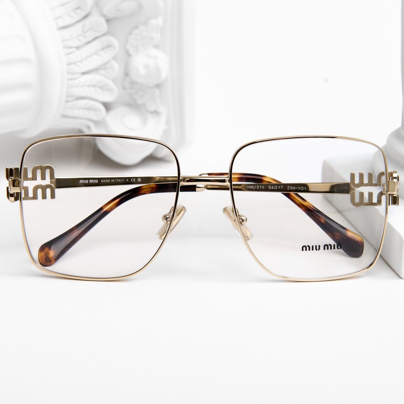 Miu Miu MIU MIU 0MU 51XV ZVN1O1 GLASSE Size ONE SIZE - 6 Thumbnail