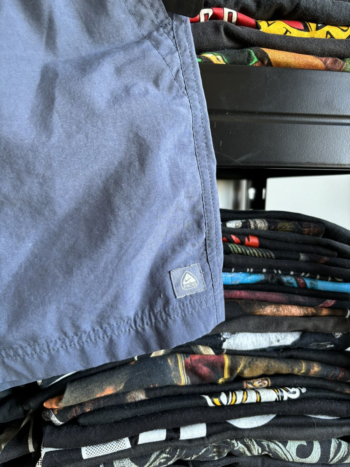 Nike ACG Vintage Nike Acg Shorts Tech Blue Drip Streetwear 90s Size US 36 / EU 52 - 2 Thumbnail