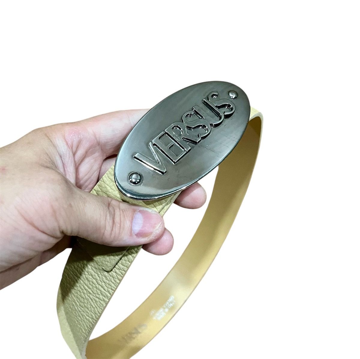Versace Vintage Versus Versace Leather Belt Size ONE SIZE - 5 Thumbnail