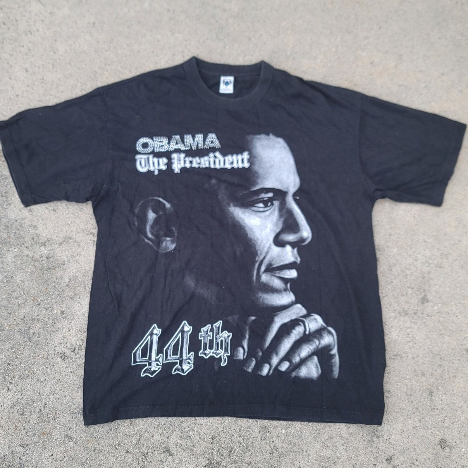 The Unbranded Brand Vtg Y2K Barack Obama The 44th President T-shirt Size US XXL / EU 58 / 5 - 1 Thumbnail