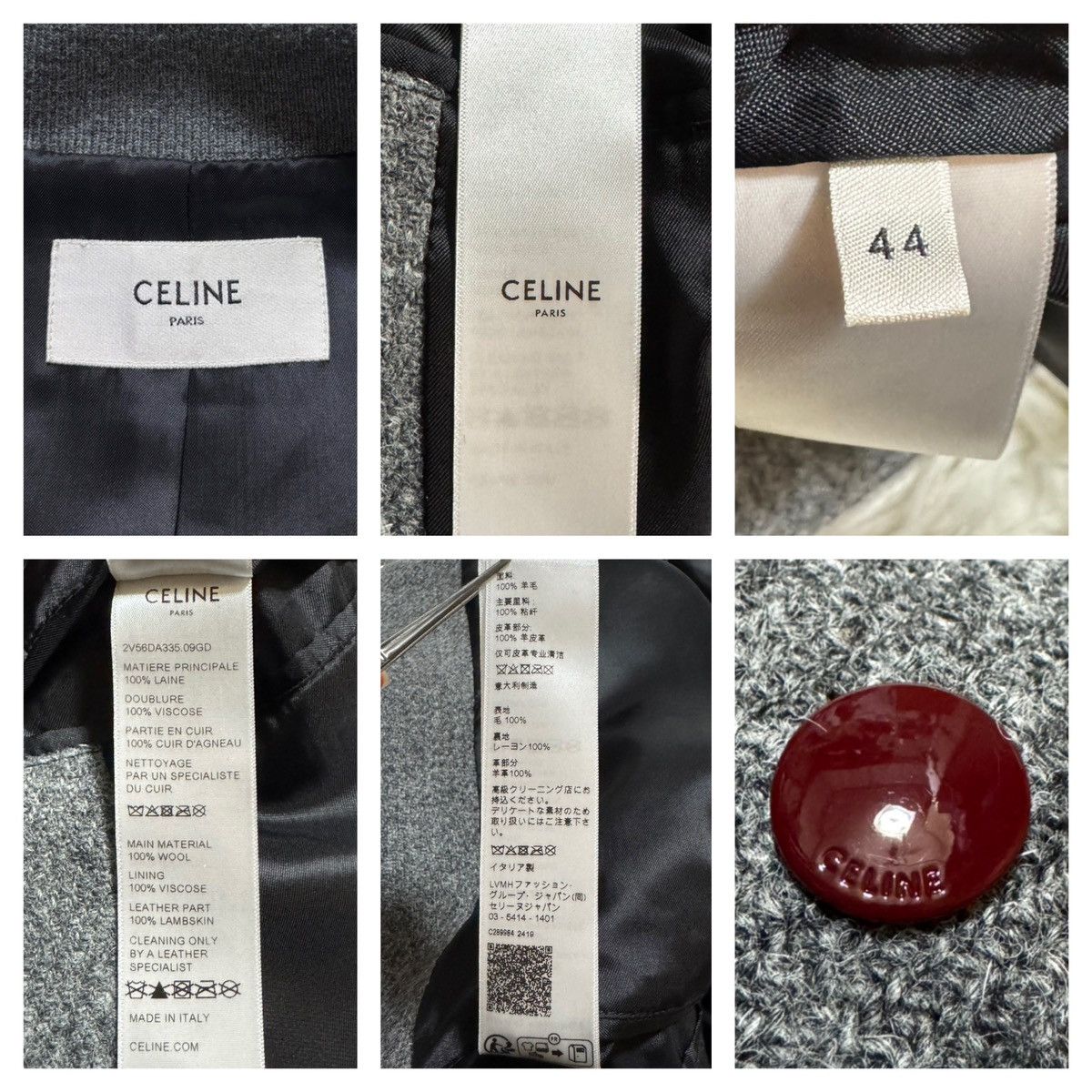 Celine Authentic, recent model, Celine Classic Teddy Jacket Size US S / EU 44-46 / 1 - 2 Thumbnail