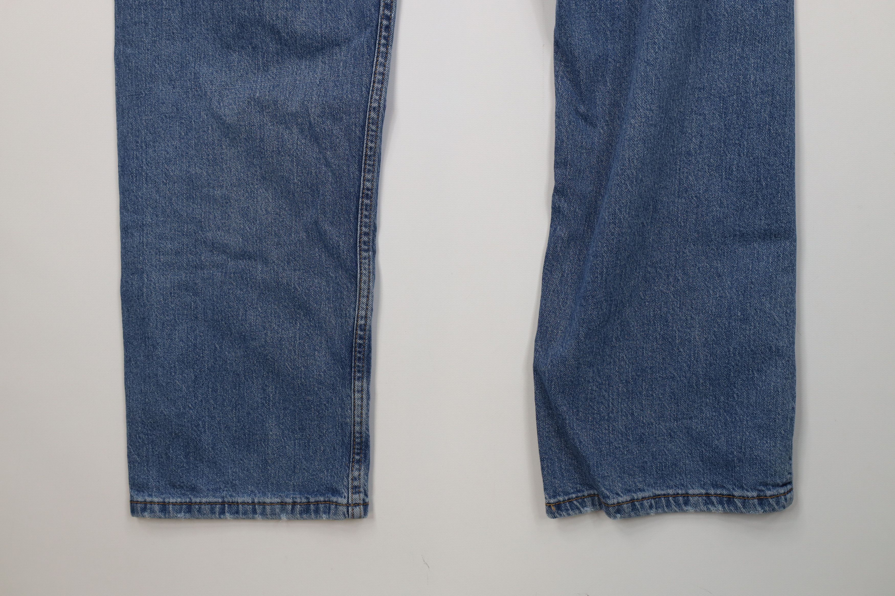 Levi's Vintage Y2K Levis 505 Regular Straight Leg Denim Jeans Blue Size US 36 / EU 52 - 10 Thumbnail