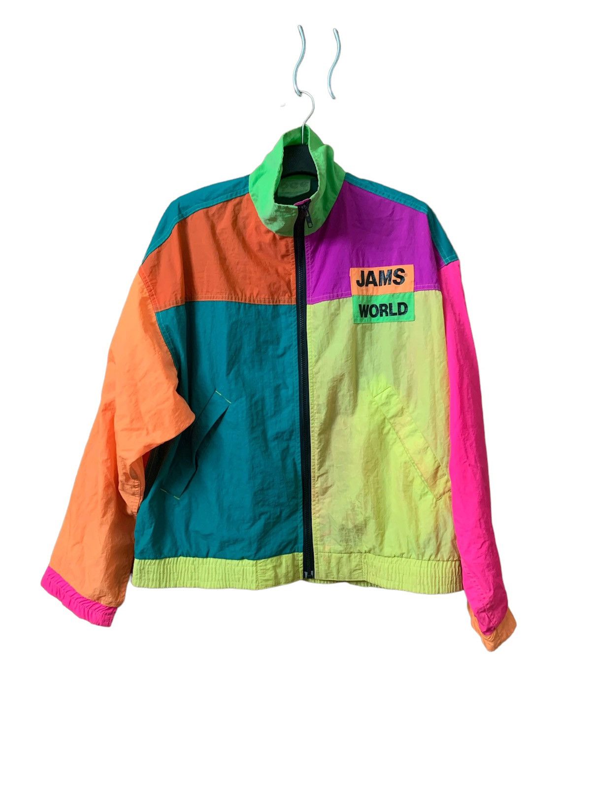 image of Jams World Multicolour Windbreaker Jacket, Men's (Size XL)