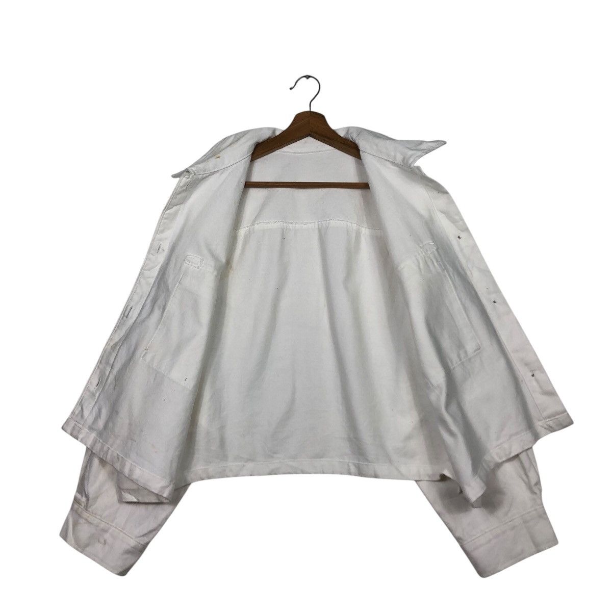 Japanese Brand 📌Vintage Cropped Trucker Biker Jacket Gu Japan Issey Miyake Size US XXL / EU 58 / 5 - 14 Thumbnail