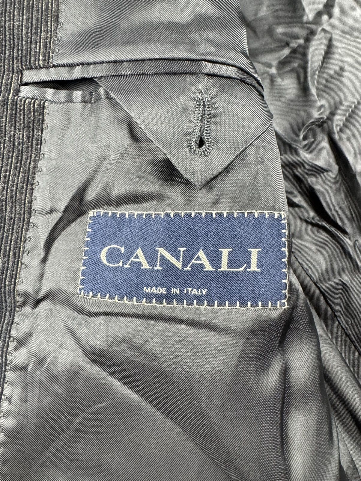 Canali CANALI Corduroy Velvet Classic 90S Blazer Suit Jacket Size 50R - 14 Thumbnail