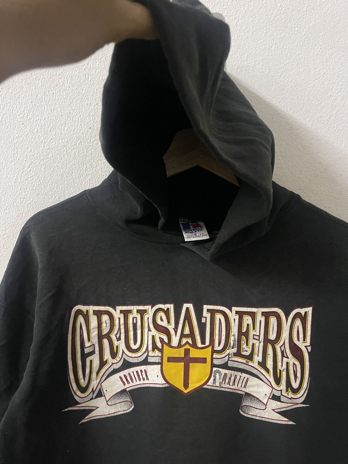 Russell Athletic Vintage 90’ Russell Athletic "Crusaders" hoodie Size US M / EU 48-50 / 2 - 7 Thumbnail