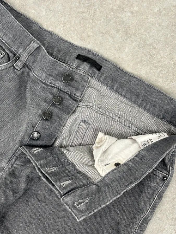 Prada SS2015 Prada Dark Grey Washed Slim Denim Jeans Size US 30 / EU 46 - 8 Thumbnail