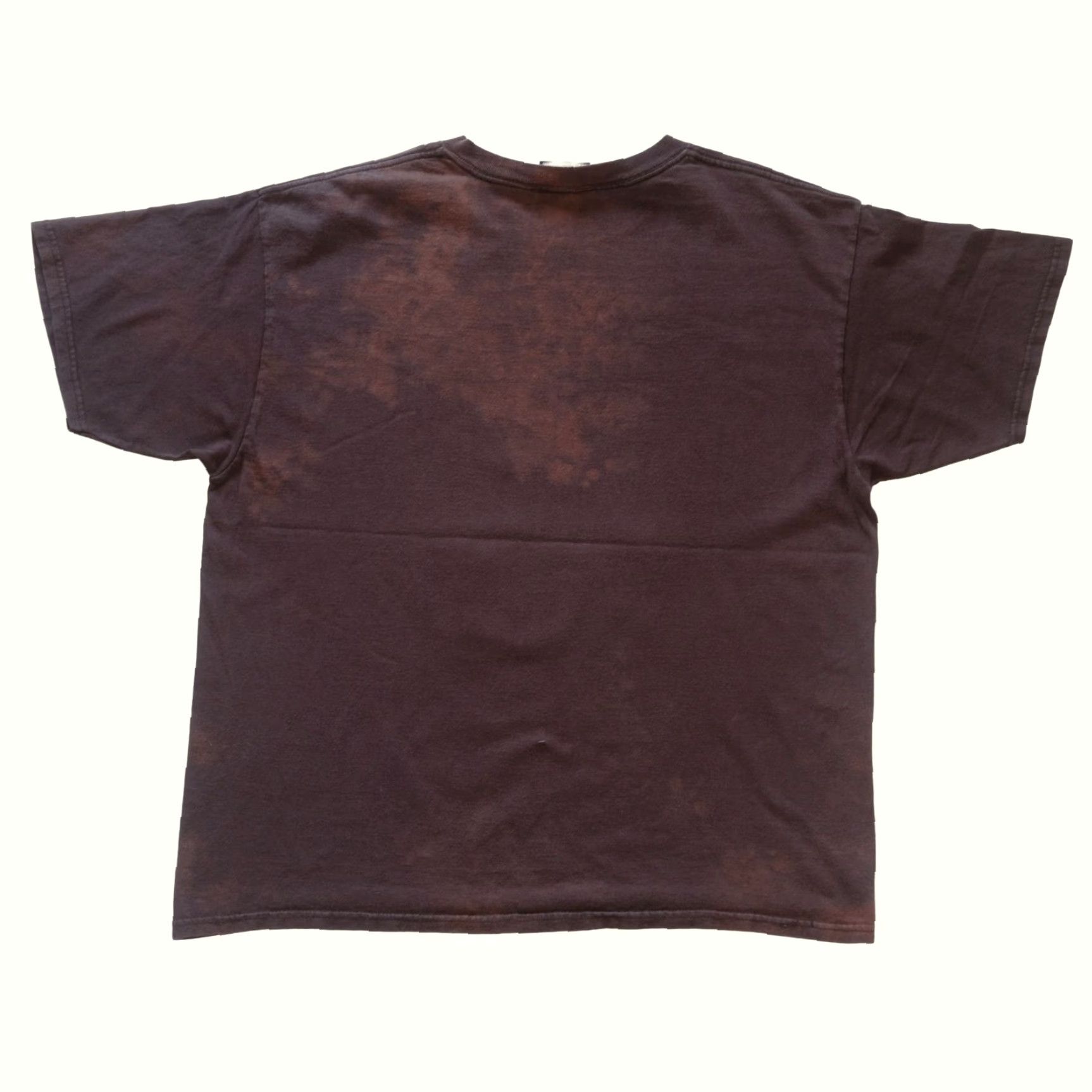 Vintage VINTAGE ELVIS PRESLEY T-SHIRT 90s Y2K DISTRESSED GRAPHIC BROWN MEN XL SZ XL ROCK TOUR BROWN T SHIRT Size US XL / EU 56 / 4 - 3 Thumbnail