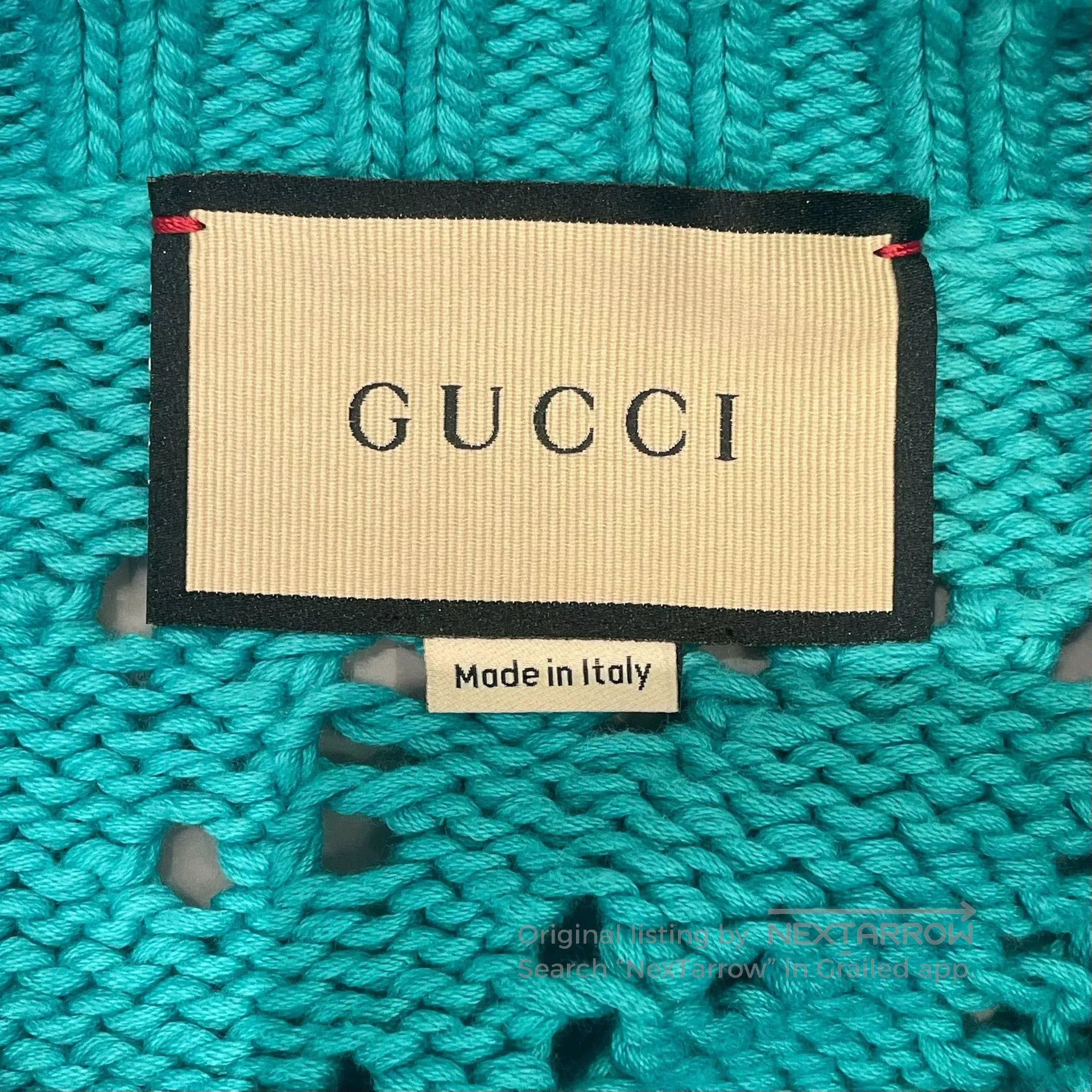 Gucci Gucci Blue Cartoon Embroidery Sweater. Size M / US 6-8 / IT 42-44 - 5 Thumbnail