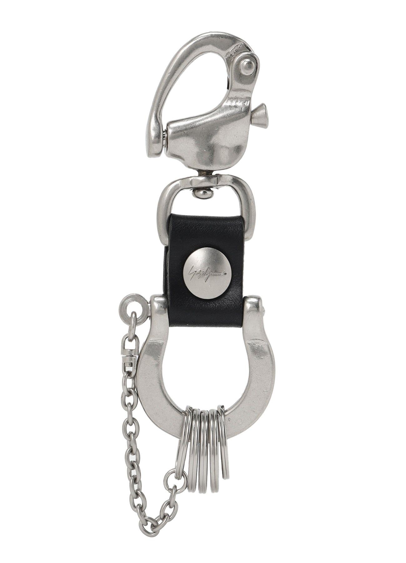 Yohji Yamamoto Yohji Yamamoto - Silver BRASS SIGNATURE CARABINER Size ONE SIZE - 3 Thumbnail