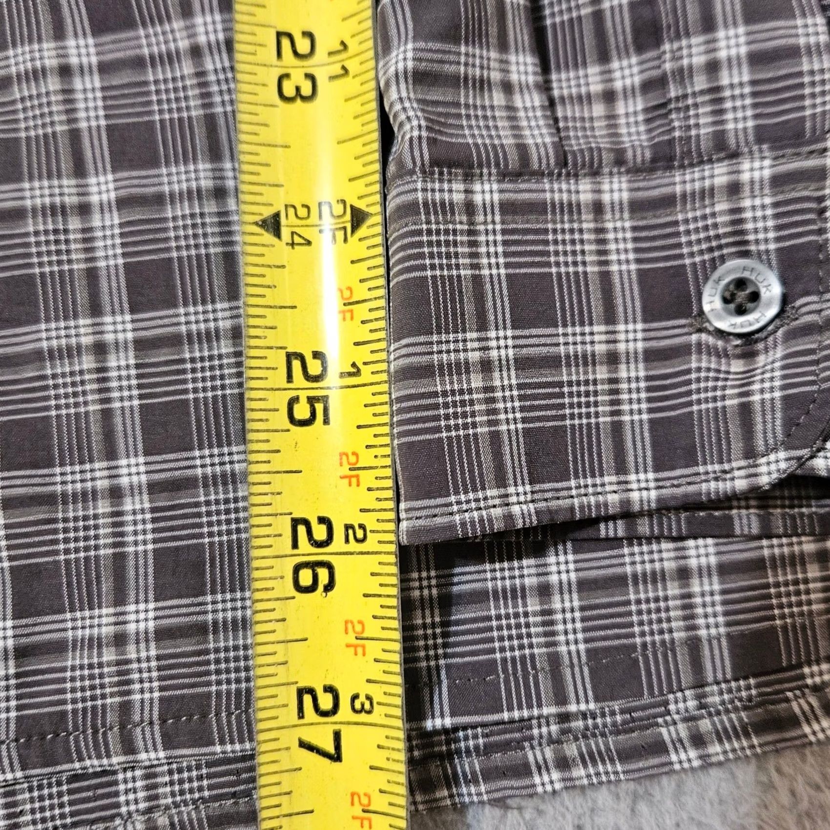 Vintage Huk Mens Iron Brown Lightweight Vented Performance LS Fishing Shirt XL Brown Plaid Long Sleeve Mens XL Size US XL / EU 56 / 4 - 7 Thumbnail