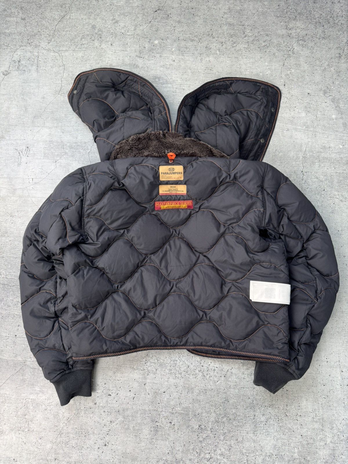 Parajumpers Vintage 🇯🇵 Fur Lining Down Japan Parajumers Y2K Jacket Size M / US 6-8 / IT 42-44 - 2 Thumbnail