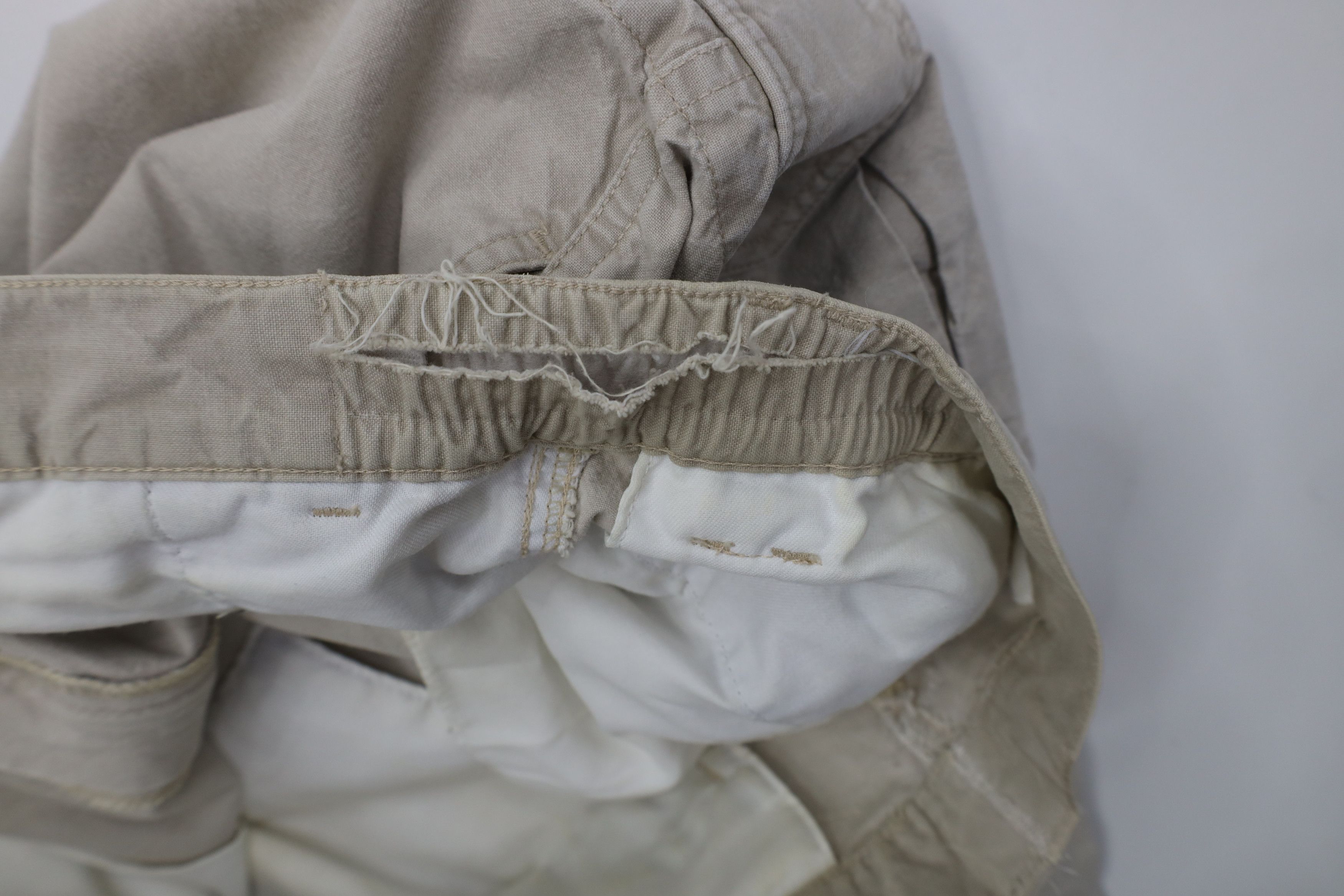 L.L. Bean Vintage 90s LL Bean Tropic Weight Wide Leg Cargo Pants Size US 33 - 10 Thumbnail