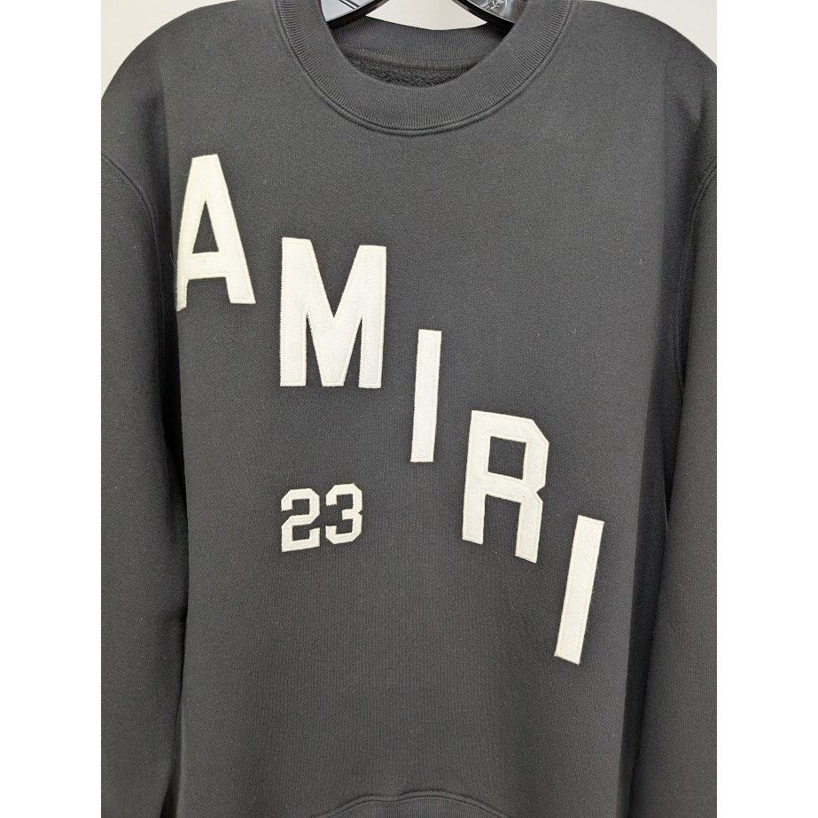 Amiri o1rshd1 Amiri Hockey Crewneck Sweatshirt in Black Size US S / EU 44-46 / 1 - 4 Thumbnail