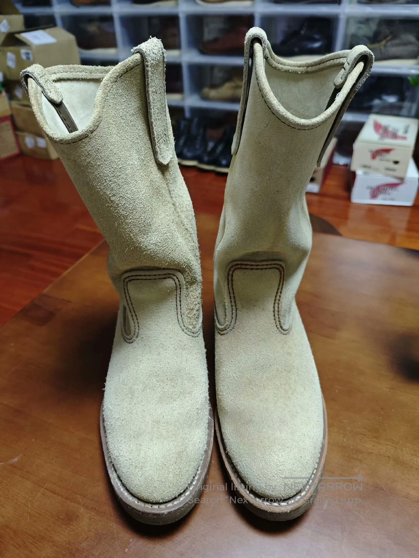 Red Wing Red Wing 8156 Western Suede Engineer Boots. Size US 6 / EU 39 - 2 Thumbnail