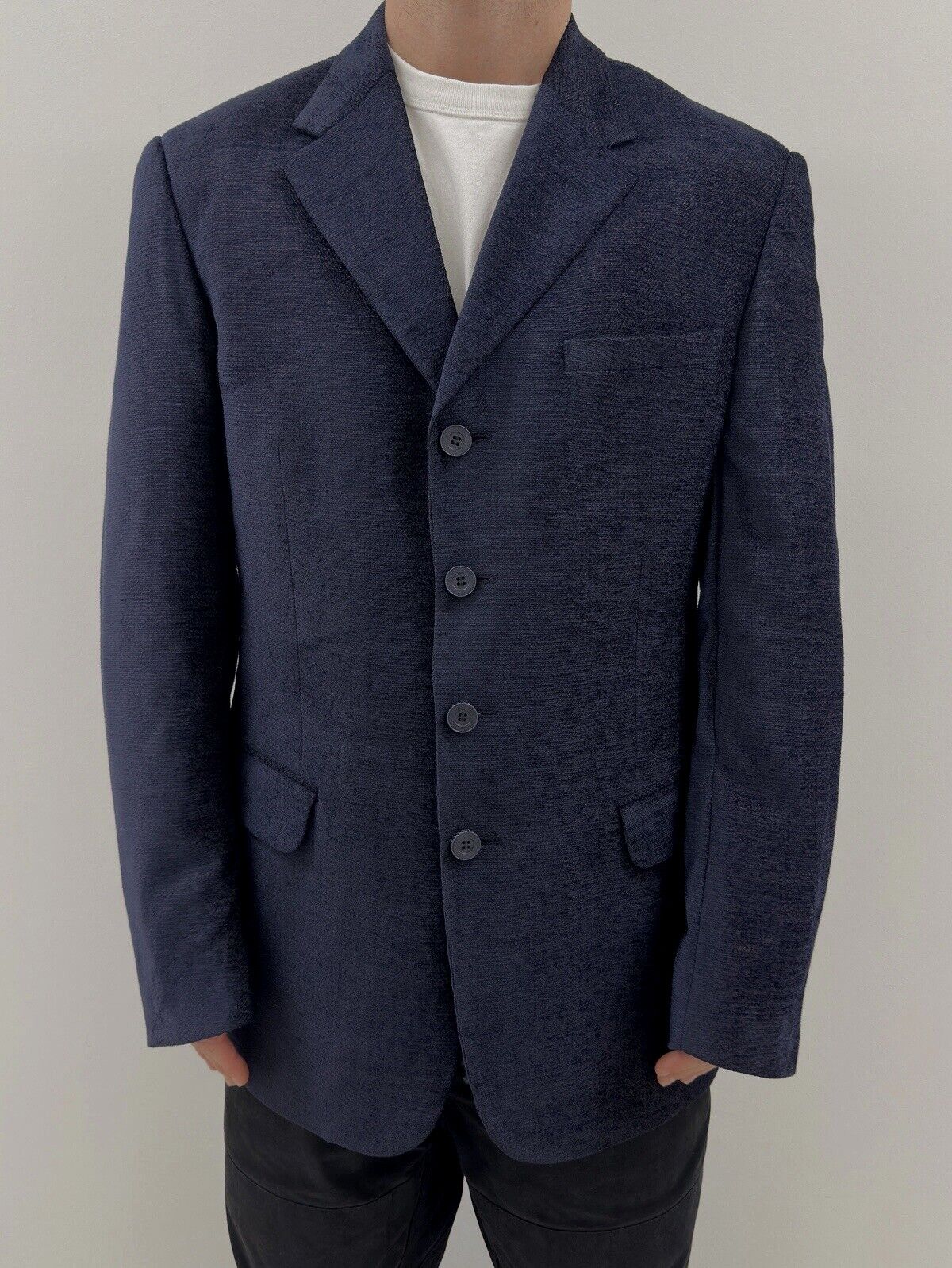 Versus Versace VINTAGE VERSACE VERSUS VELVET BLAZER MENS JACKET COAT Size 50R - 1 Thumbnail