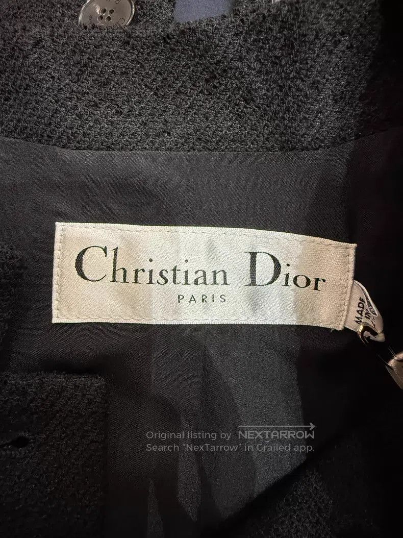 Dior Dior Black wool short coat Size XXS / US 00 / IT 34 - 5 Thumbnail
