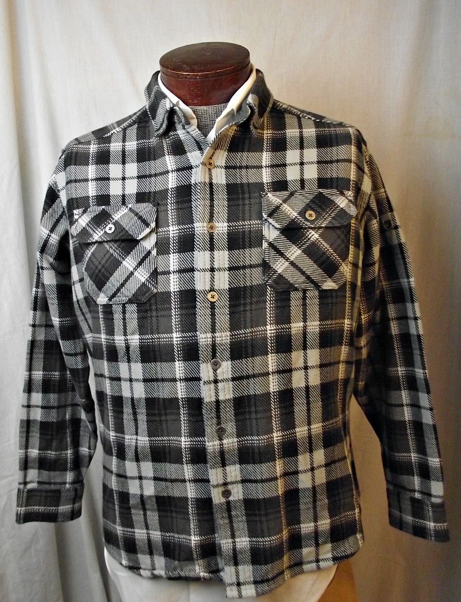 Kuhl KUHL Mens Disordr Heavyweight Flannel Shirt Black Plaid 7334 Size US L / EU 52-54 / 3 - 2 Thumbnail
