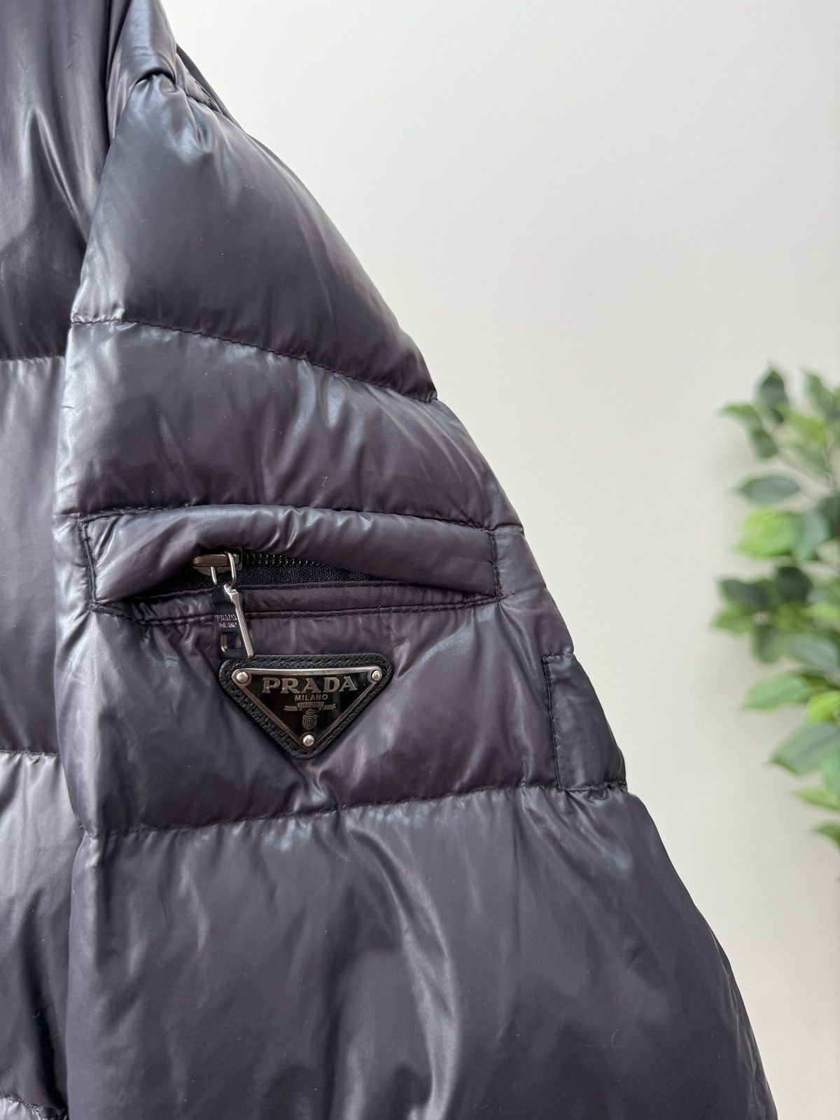 Prada Vintage Prada Milano 2013 Nylon Elderdown Puffer Jacket Size US L / EU 52-54 / 3 - 4 Thumbnail