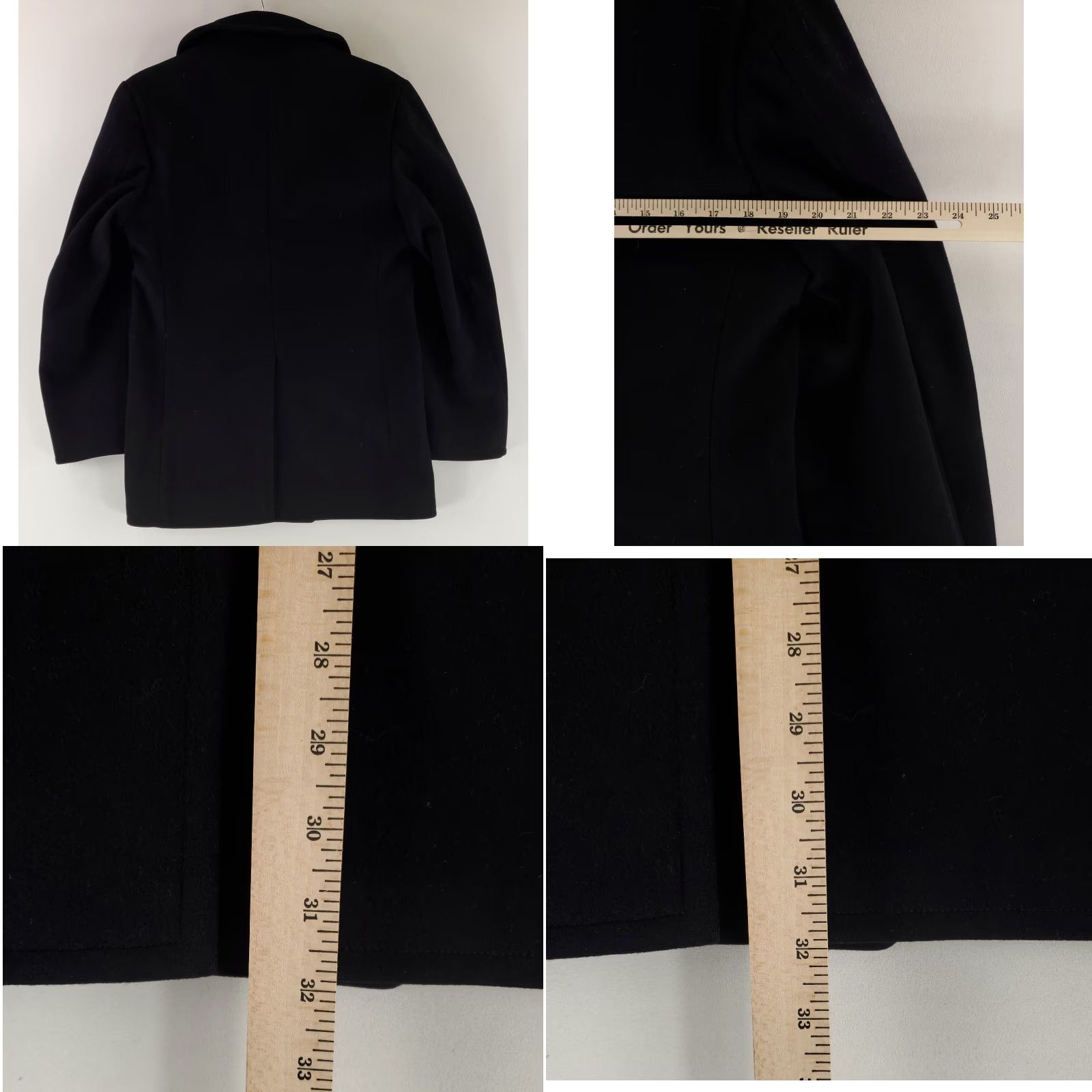 Vintage VINTAGE US Navy Peacoat Jacket WWII 8 Button Navy Blue Mens M 38 Reg Size US XXS / EU 40 - 8 Thumbnail