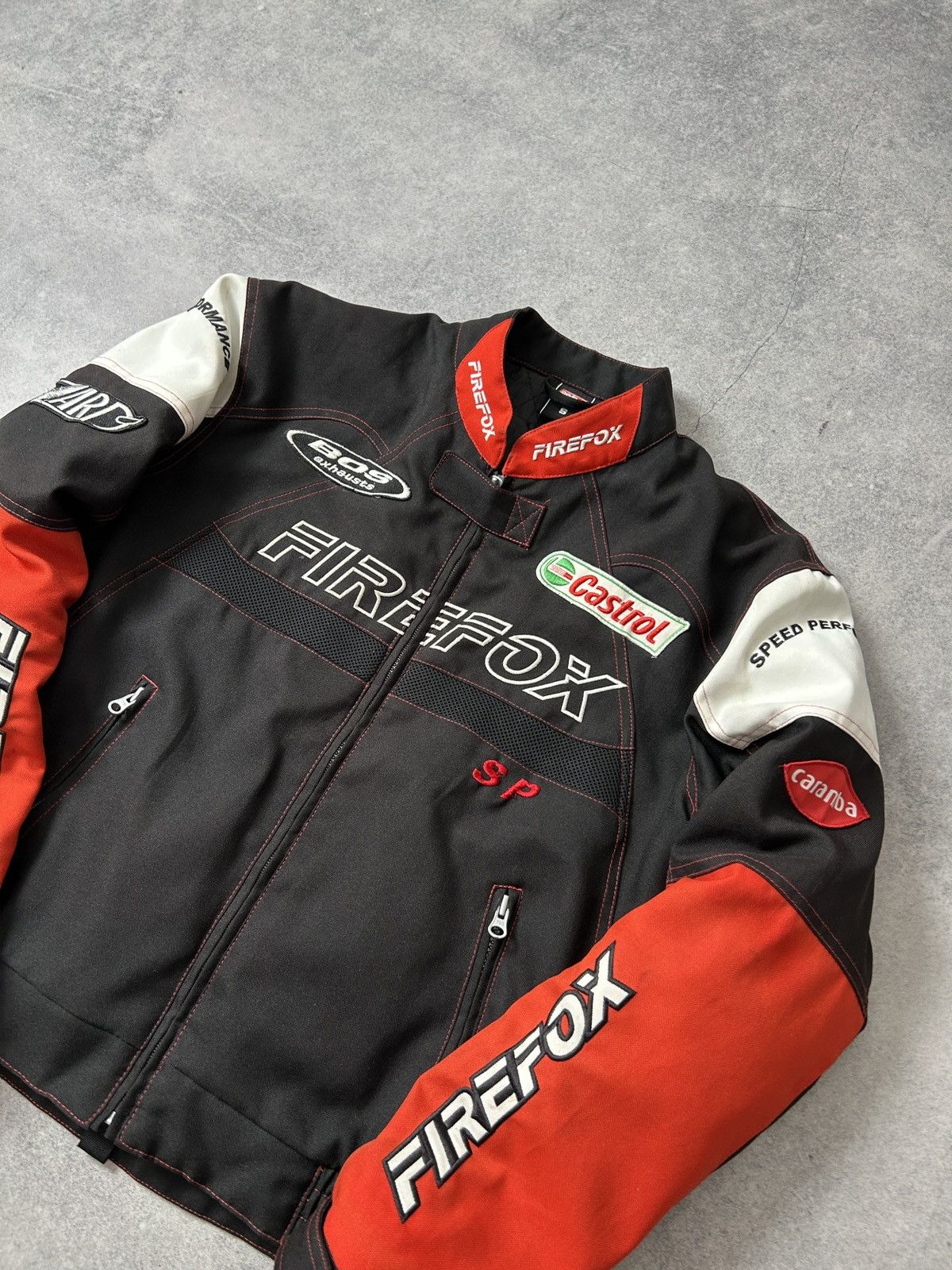 NASCAR Vintage Firefox Apollo racing jacket mens big logo size S Size US S / EU 44-46 / 1 - 4 Thumbnail