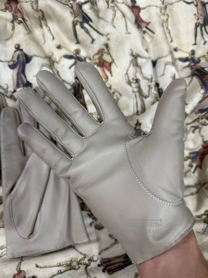 Undercover Undercover Rose Leather Gloves Size ONE SIZE - 6 Thumbnail